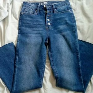 High Rise Ankle Flare Pants